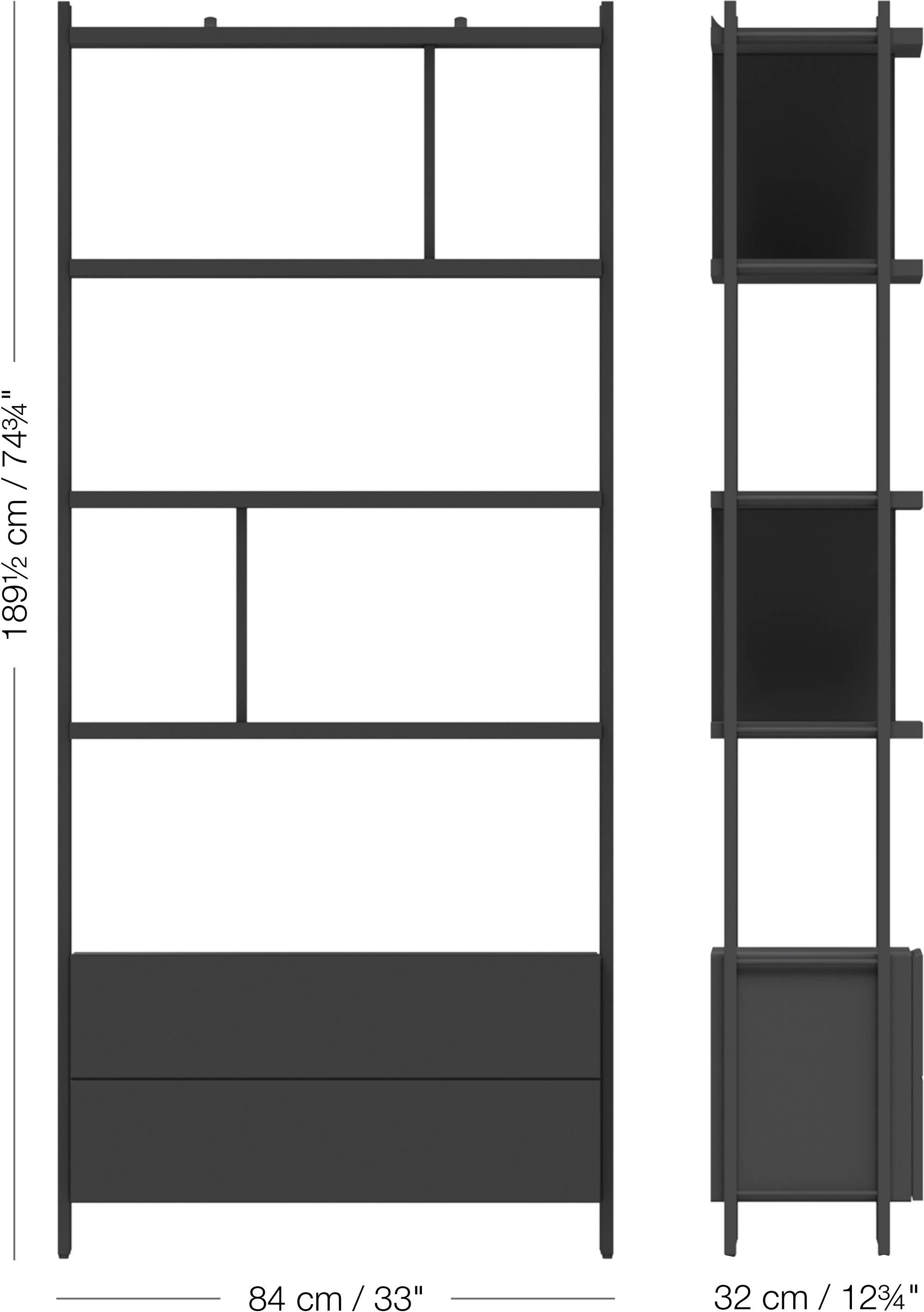 Calgary 収納（引き出し付き） | Storage unit | Calgary | Morten